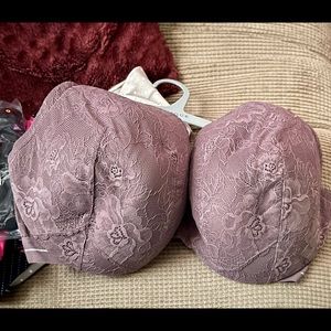 New, Light dusty plum size 46D Cacique underwire bra